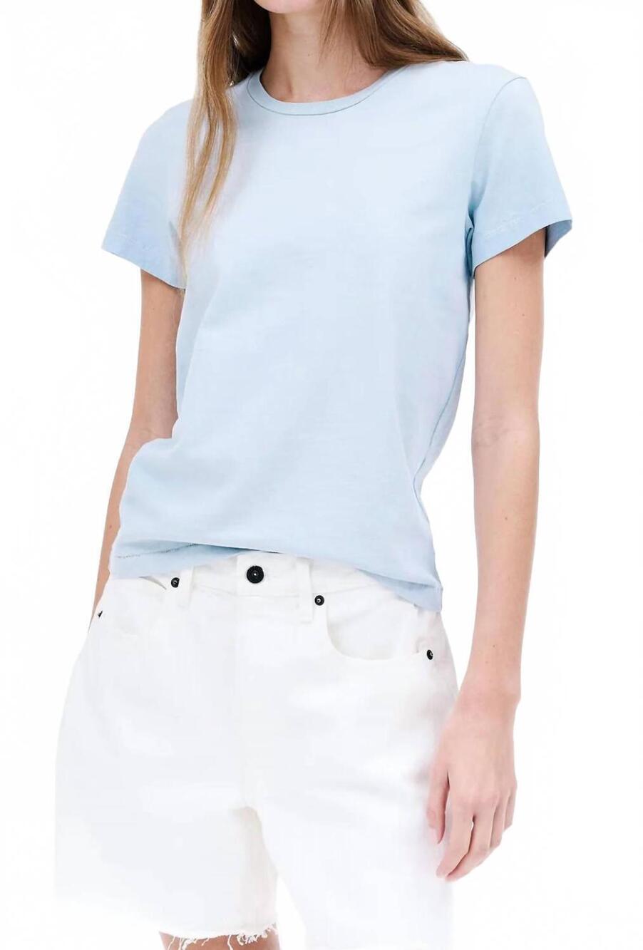 NEW SLVRLAKE boy short sleeve tee in vintage sky